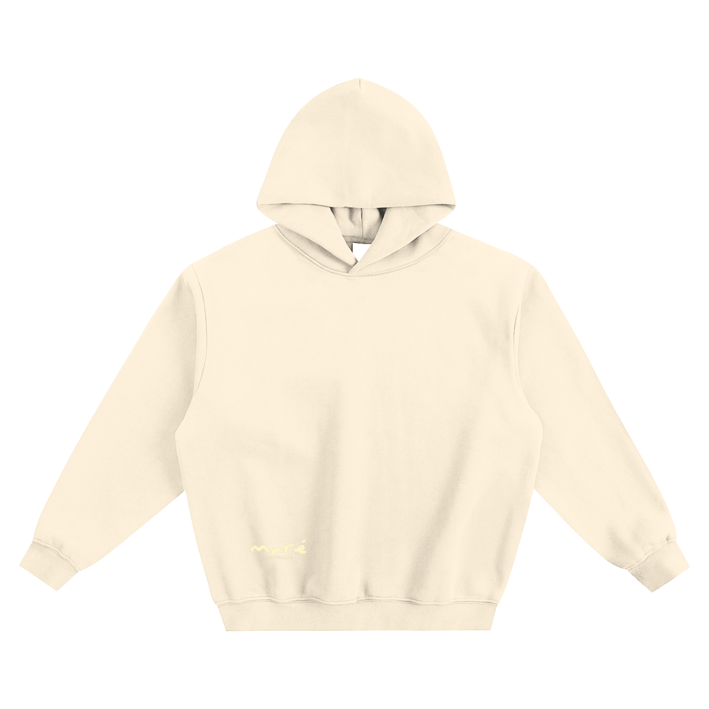 Baby yellow marè fleeced hoodie