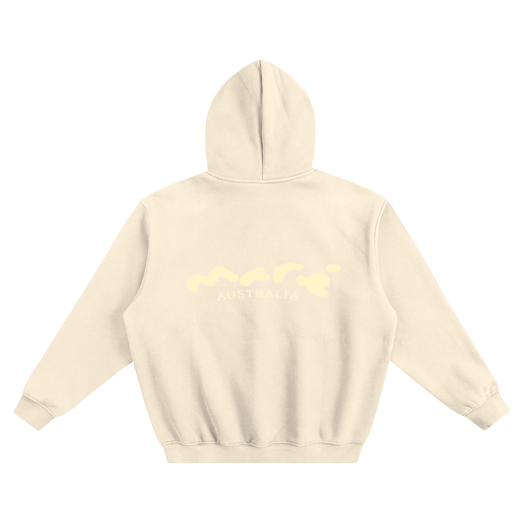 Baby yellow marè fleeced hoodie