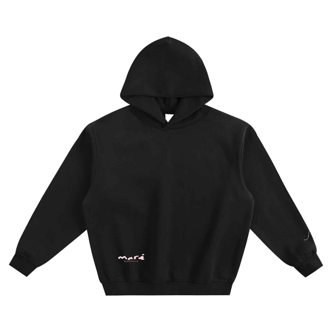 Champagne marè fleeced hoodie