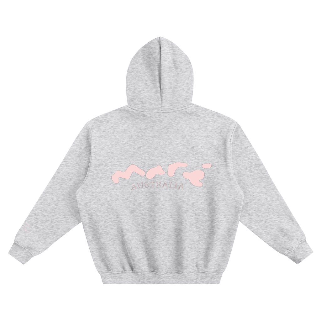 Champagne marè fleeced hoodie