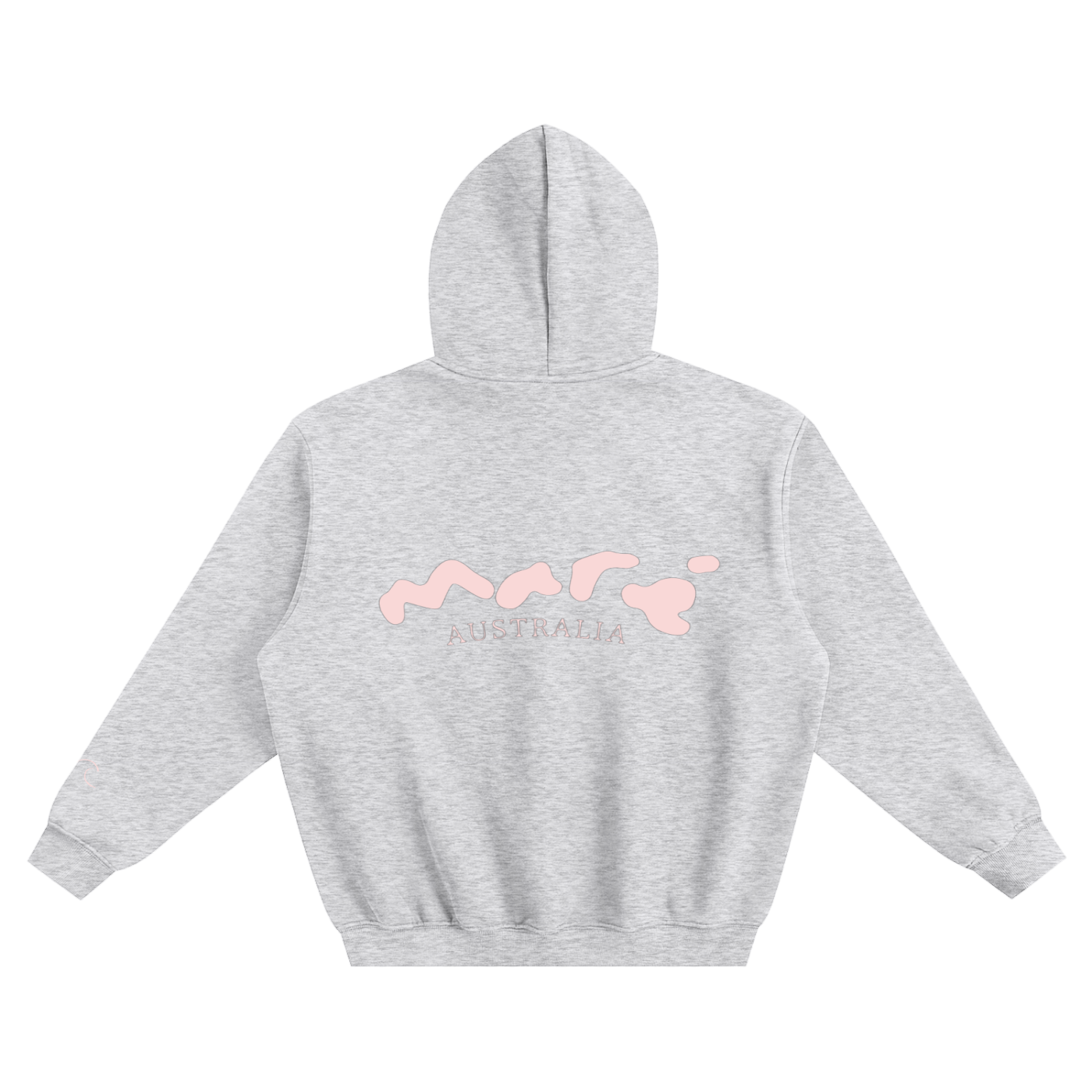 Champagne marè fleeced hoodie