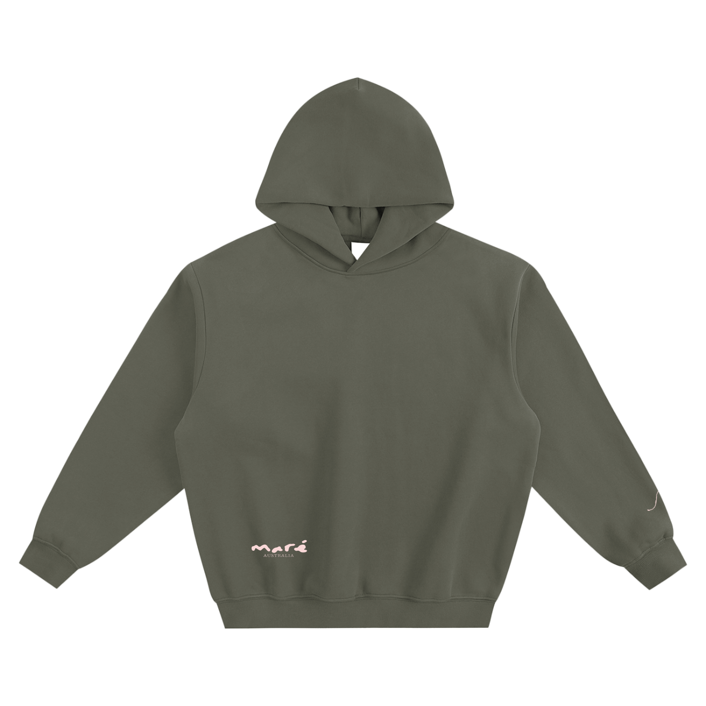 Champagne marè fleeced hoodie
