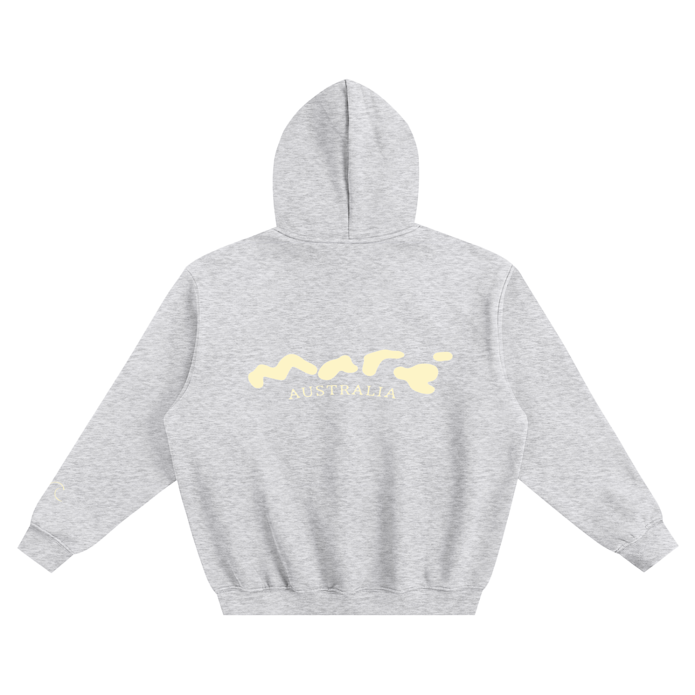 Baby yellow marè fleeced hoodie