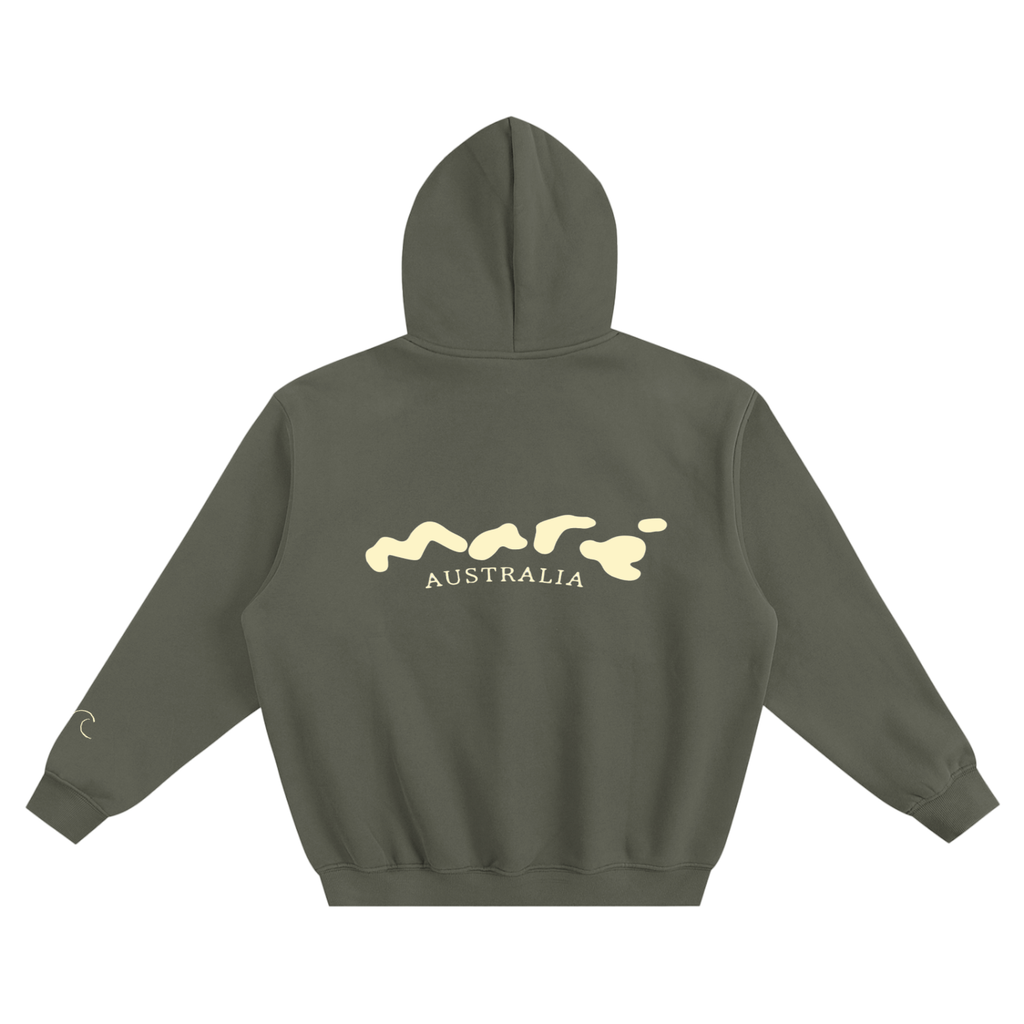 Baby yellow marè fleeced hoodie