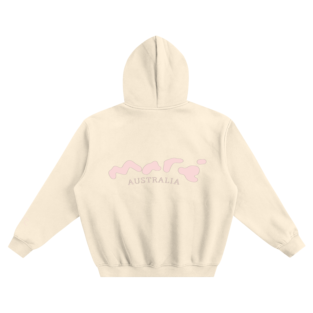 Champagne marè fleeced hoodie