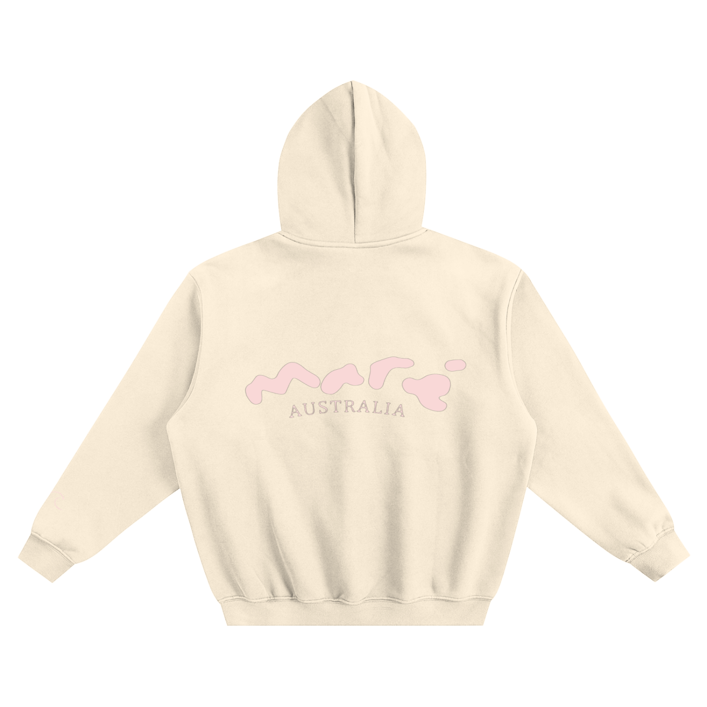 Champagne marè fleeced hoodie