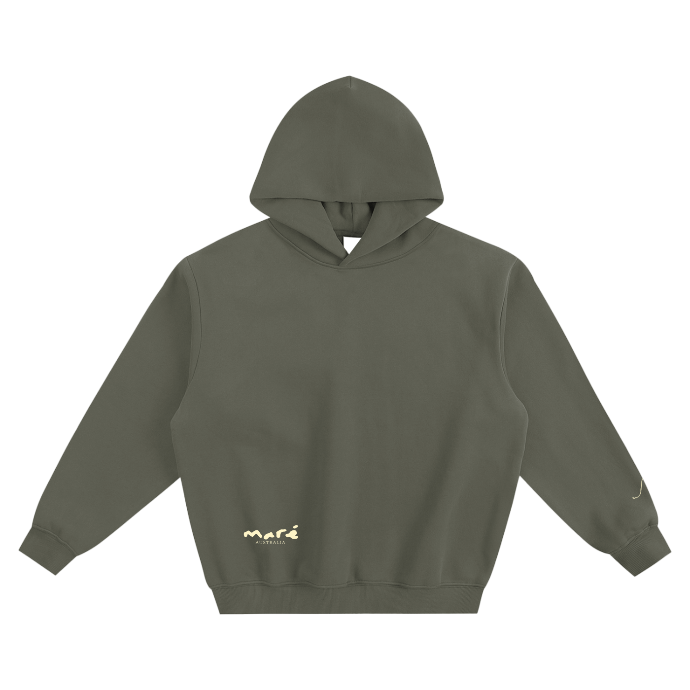 Baby yellow marè fleeced hoodie