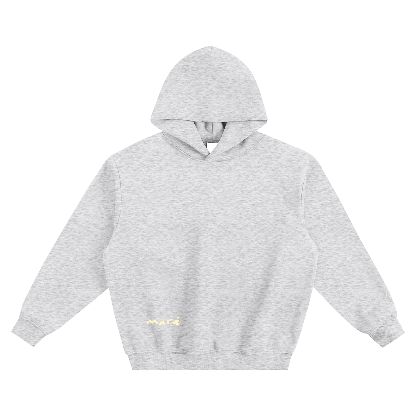 Baby yellow marè fleeced hoodie
