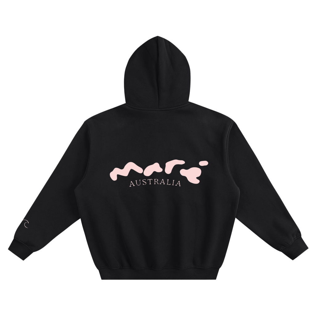 Champagne marè fleeced hoodie