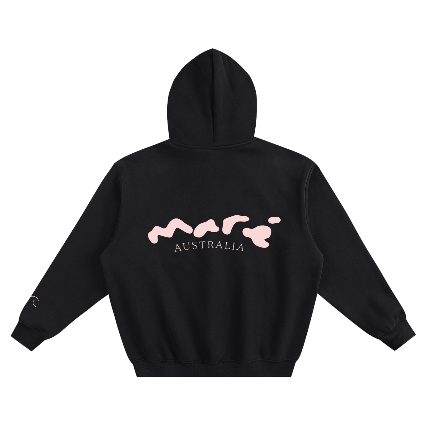 Champagne marè fleeced hoodie