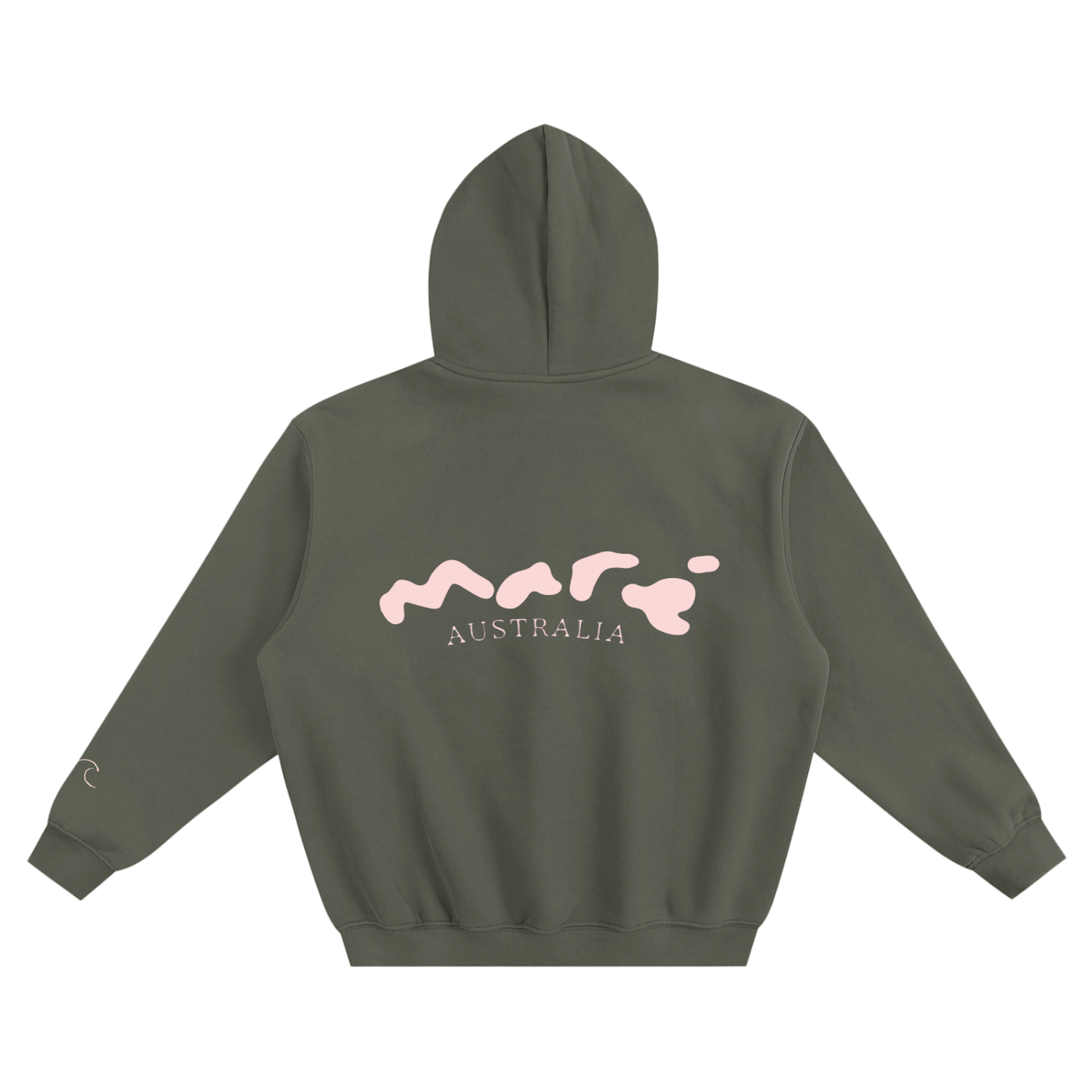 Champagne marè fleeced hoodie